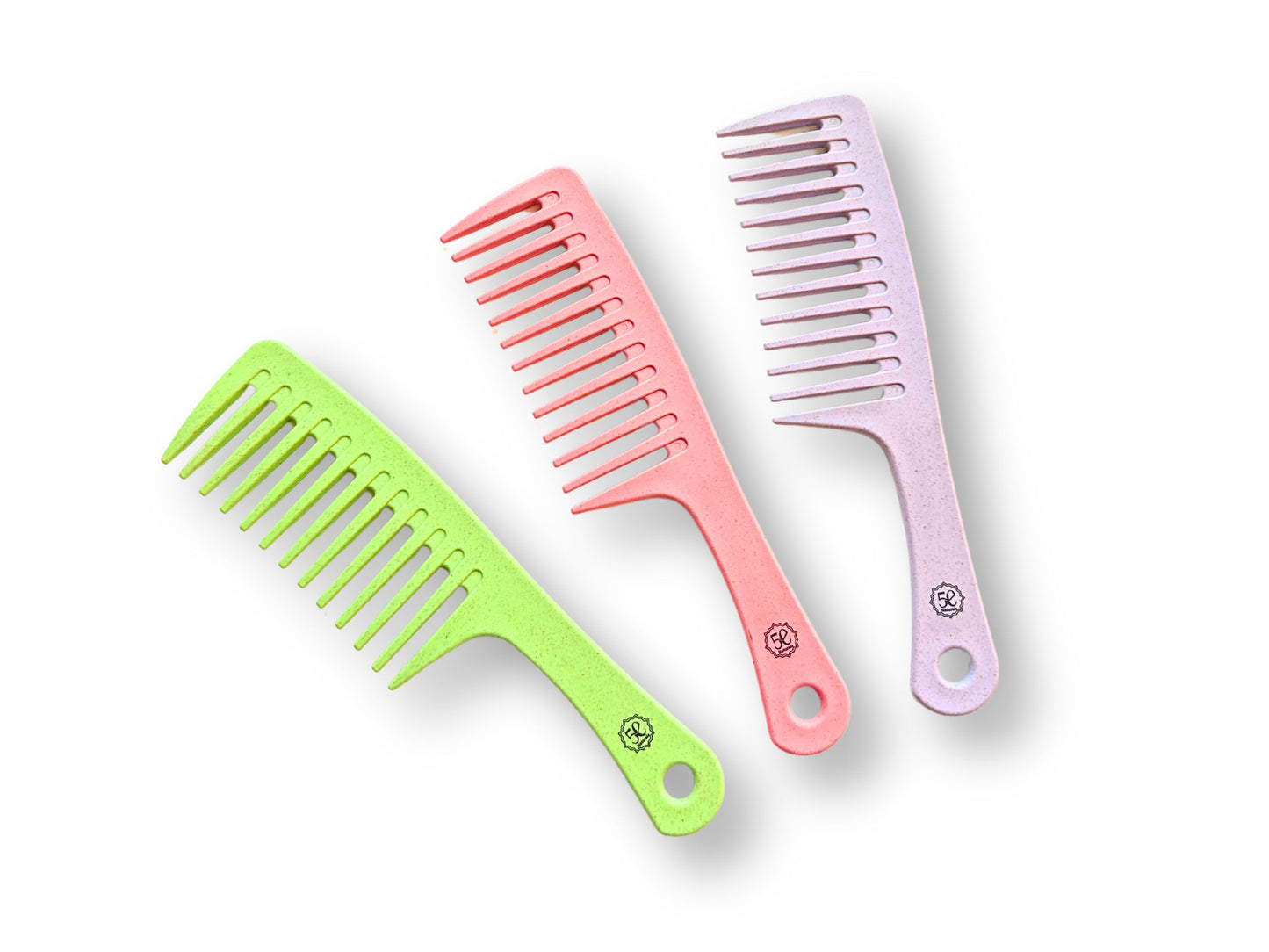 Wheat Straw wide tooth Detangling and Styling comb