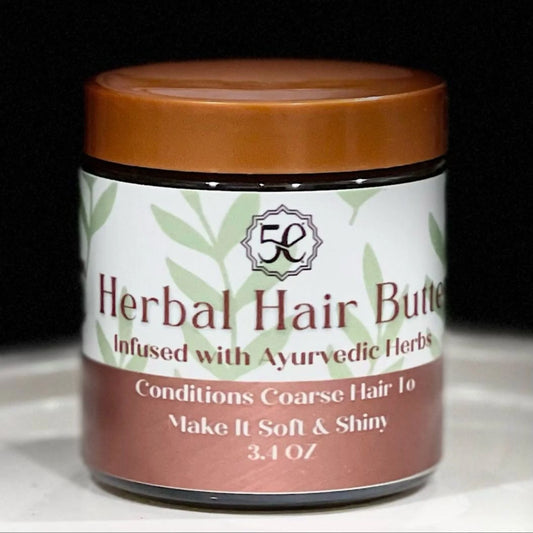 Natural and Organic Herbal Hair Butter, Curly Hair Butter