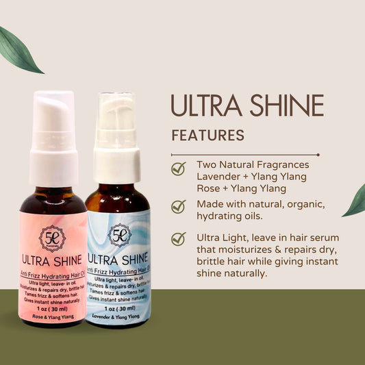 Anti-Frizz Hair Oil, Ultra-Shine Frizz Reducing Oil