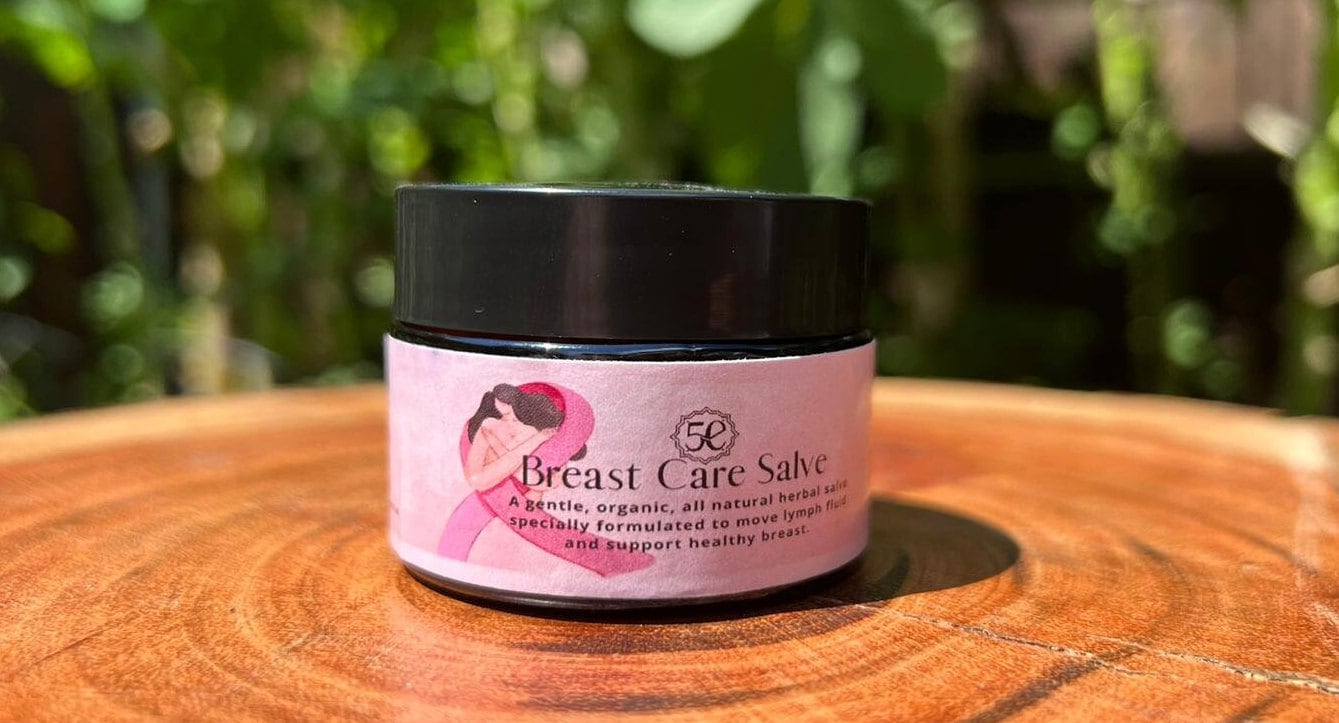 Breast Massage Salve, Gentle Self-Care, Lymphatic Drainage Salve