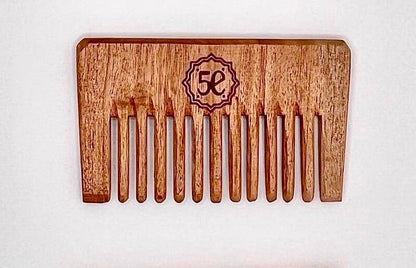 Neem Wood Comb, Handcrafted, Scalp Stimulating